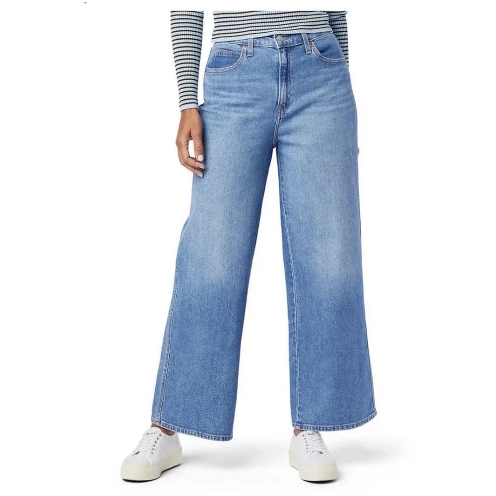 Levi Strauss Signature Women Heritage High Rise Wide Leg Jeans | W31" 26L